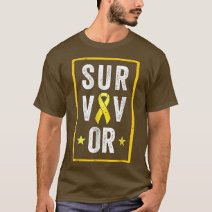 Childhood Cancer Survivor Pediatrics Kids Awarenes T-Shirt