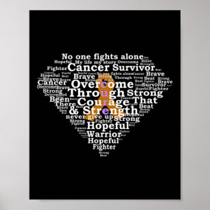 Childhood Cancer Survivor Superhero  Poster