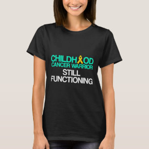 Childhood Cancer Survivor Support Warrior 1 T-Shirt