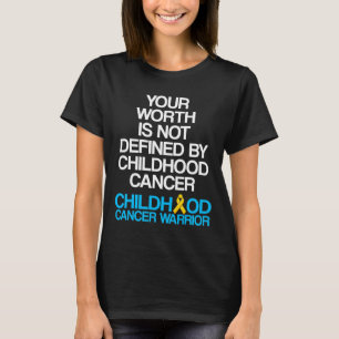 Childhood Cancer Survivor Support Warrior 4 T-Shirt