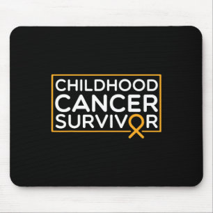 Childhood Cancer Suvivor Childhood Cancer Ribbon A Mouse Pad