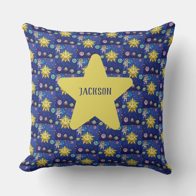Childhood Dreams Accent Pillow, Square Throw Pillow (Front)