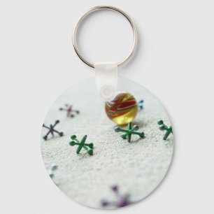 Childhood Jacks Keychain