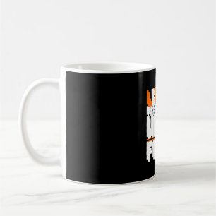 Childhood leukaemia mom fighters orange ribbon coffee mug