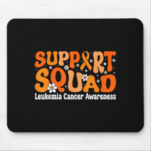 Childhood leukaemia mom fighters orange ribbon mouse pad