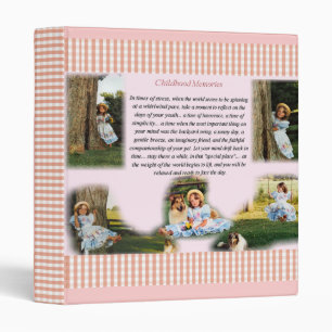 Childhood Memories Inspirational Binder