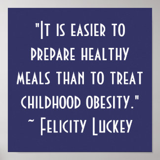 Childhood Obesity Solutions Poster