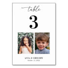 Childhood Pictures Photos Table Number 3 Wedding