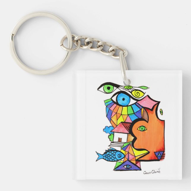 Childhood story keychain (Front)