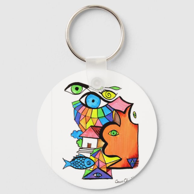 Childhood story keychain (Front)