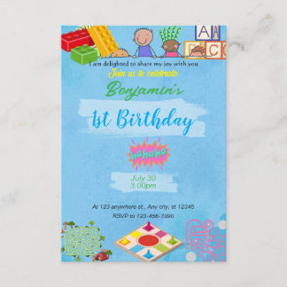Childish Birthday Invitation