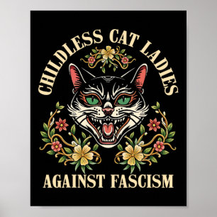 Childless Cat Ladies Against Fascism 2 Poster