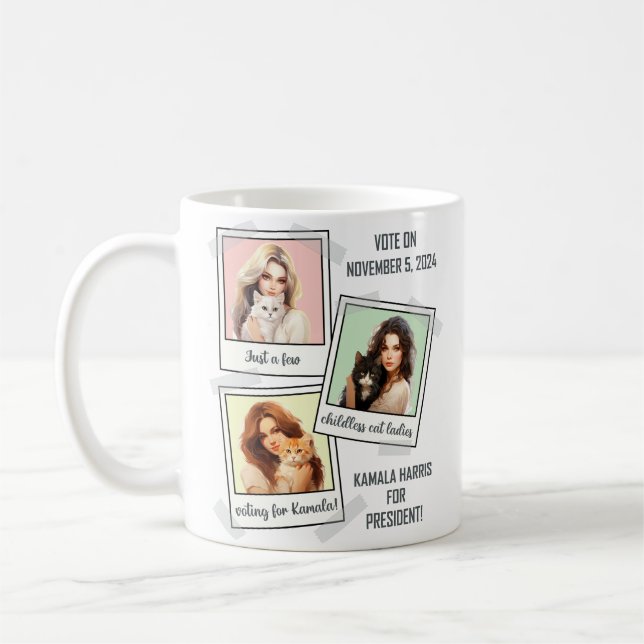CHILDLESS CAT LADIES COFFEE MUG (Left)