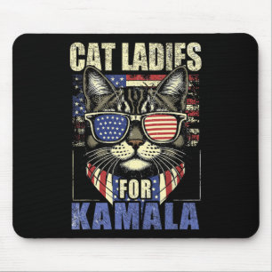 Childless Cat Ladies For Kamala Harris 2024 Electi Mouse Pad