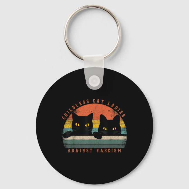 Childless Cat Ladies  Keychain (Front)