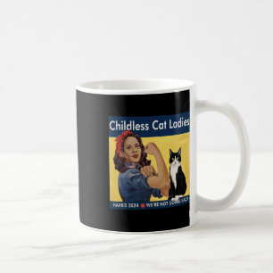 Childless Cat Ladies We're Not Going Back Harris 2 Coffee Mug