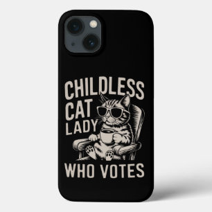 Childless Cat Lady 2024 Election Vote Kamala  iPhone 13 Case
