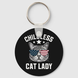 Childless Cat Lady 2024  Keychain