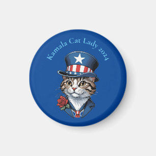 Childless Cat Lady 2024 Thunder_Cove Magnet