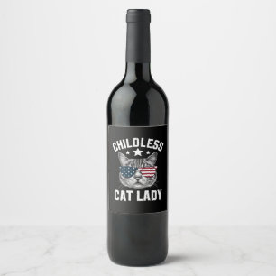 Childless Cat Lady 2024  Wine Label