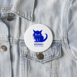 Childless Cat Lady 3 Inch Round Button
