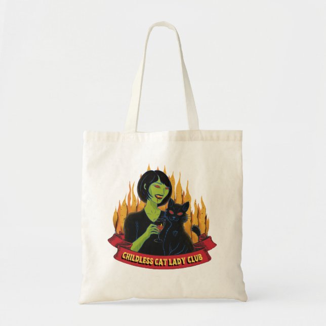 Childless Cat Lady Club - Tote Bag (Front)