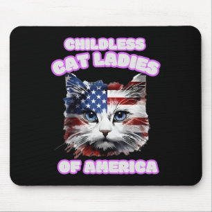 Childless Cat Lady For Kamala  Mouse Pad