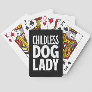 Childless Cat Lady Funny Vote 2024 Playing Cards