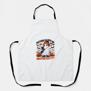 Childless Cat Lady Halloween Spooky Ghost Costume Apron