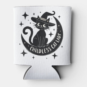 Childless Cat Lady Harris Walz Halloween Pastel Can Cooler