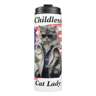 Childless Cat Lady Thermal Tumbler