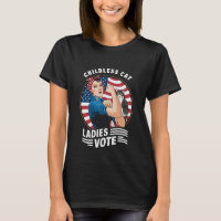 Childless Cat Lady Vote Vintage Rosie The Rivete