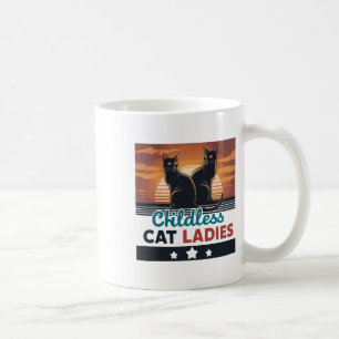 Childless Cat Lady Women's Vote Vintage Childless  Coffee Mug