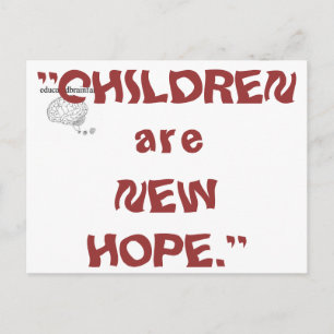 Children 1 - educatedbrainfart postcard