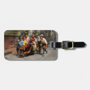Children - 5th times a charm 1915 luggage tag