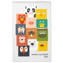 Children Animal Calendar