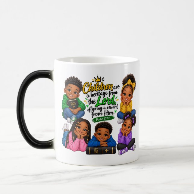 Children are a blessing magic mug (Left)