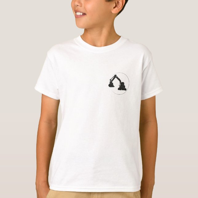 Children Basic T-shirt with Bagger graphic (Front)