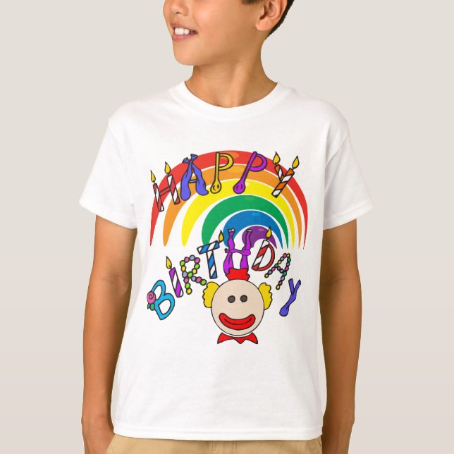 Children Birthday T-Shirt (Front)