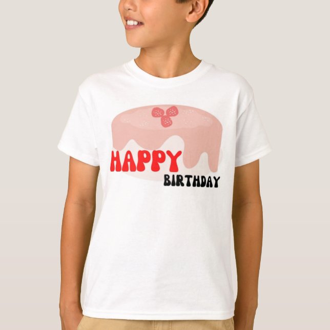 Children Birthday T-Shirt  (Front)