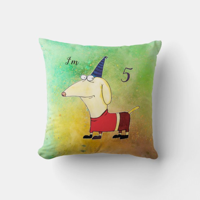 Children Birthday   Throw Pillow (Front)