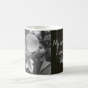 Children Bubble Gum Vintage Photo Positive Message Coffee Mug