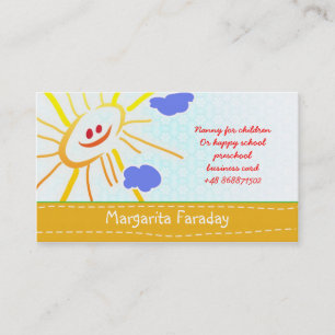 children business card