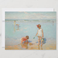 Children by the Sea (Summer Beach Scene)