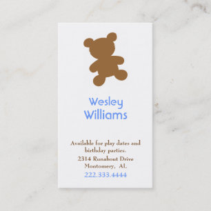Children Calling Card
