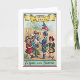 Children Celebrate the Fourth Card