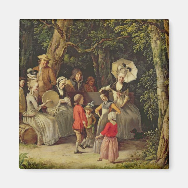 Children Dancing Magnet (Front)
