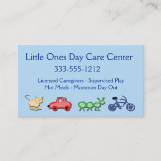 Children Day Care Business Card custom