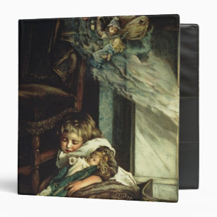 Children dreaming of toys binder