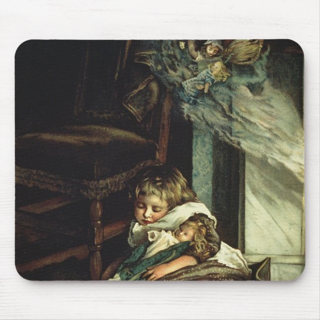 Children dreaming of toys mouse pad (Front)